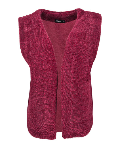Gilet - Margriet Duffel Lurex | Bordeaux