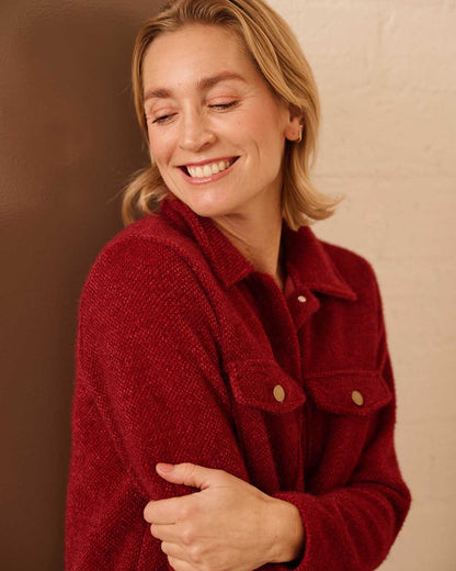 Jack - Lizzy Duffel Lurex | Bordeaux Jasjes