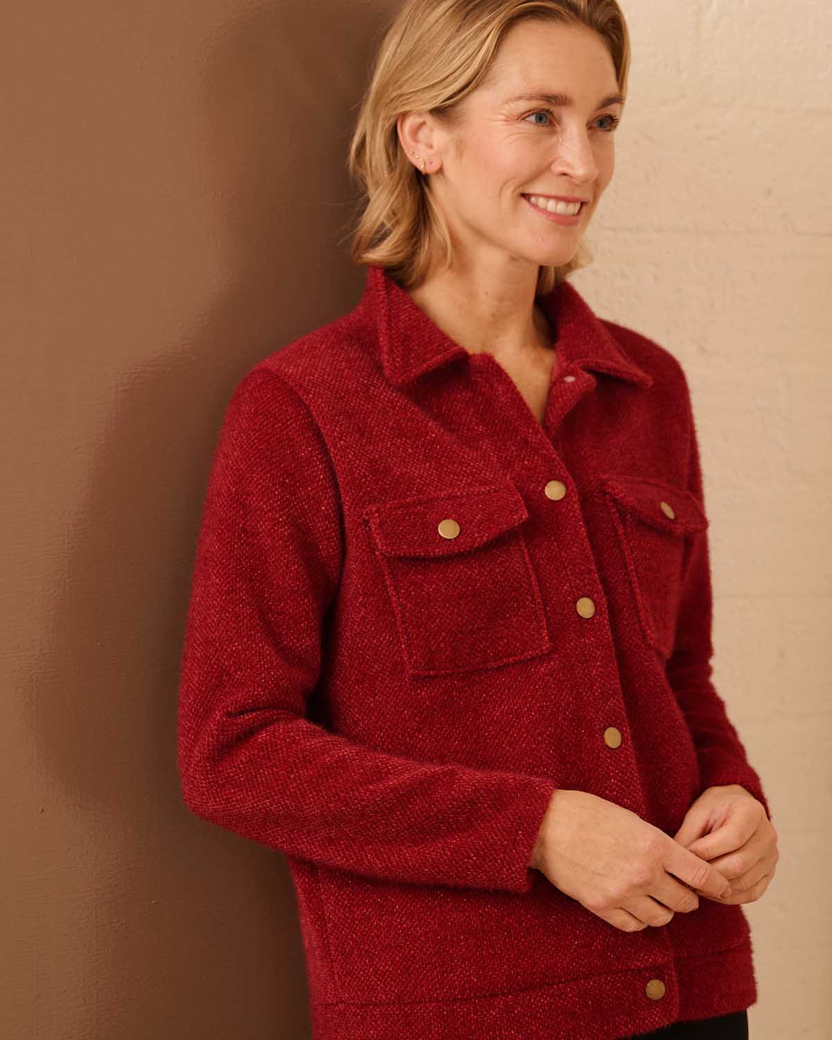 Jack - Lizzy Duffel Lurex | Bordeaux Jasjes