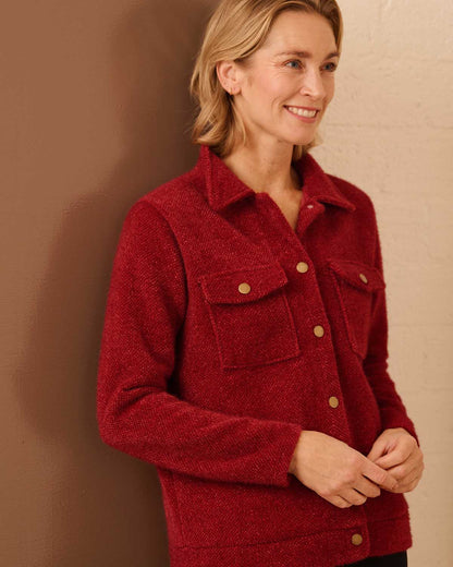 Jack - Lizzy Duffel Lurex | Bordeaux Jasjes