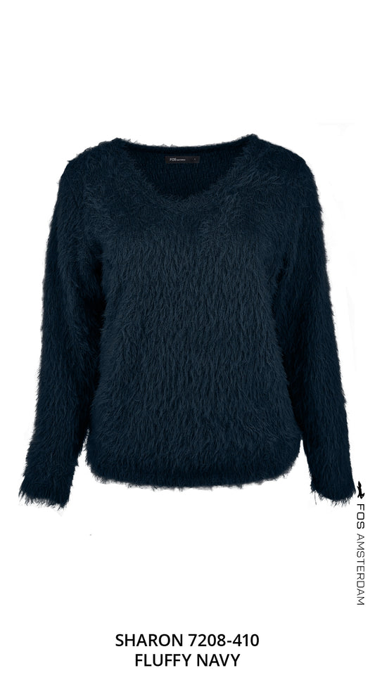 Sharon - Fluffy Chenille | Navy