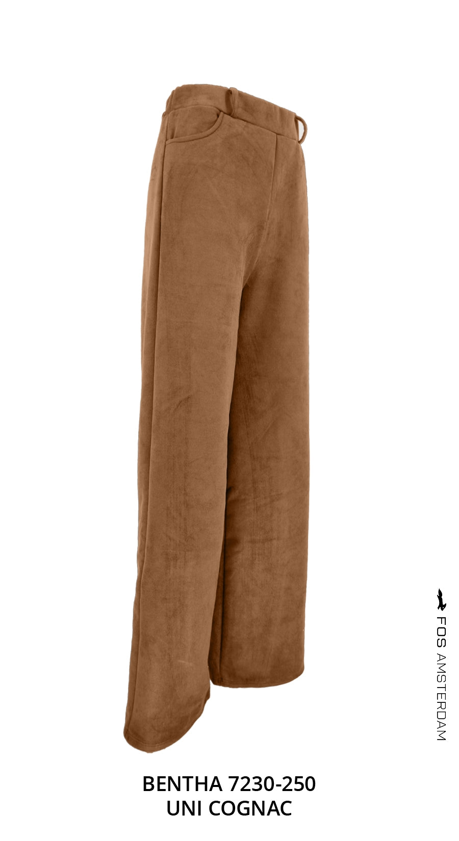 Bentha - Uni Suedine | Cognac Broeken