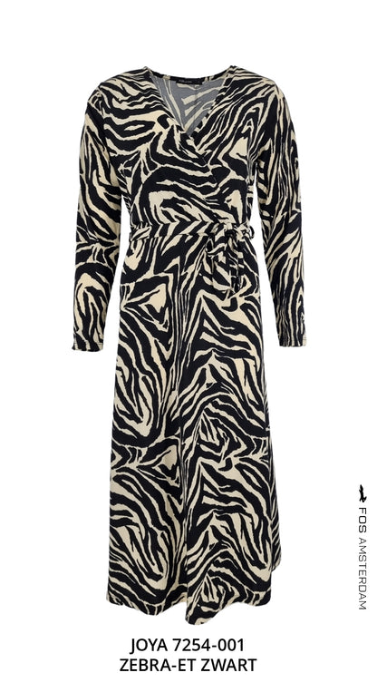 Jurk - Joya Zebra-ET | Zwart