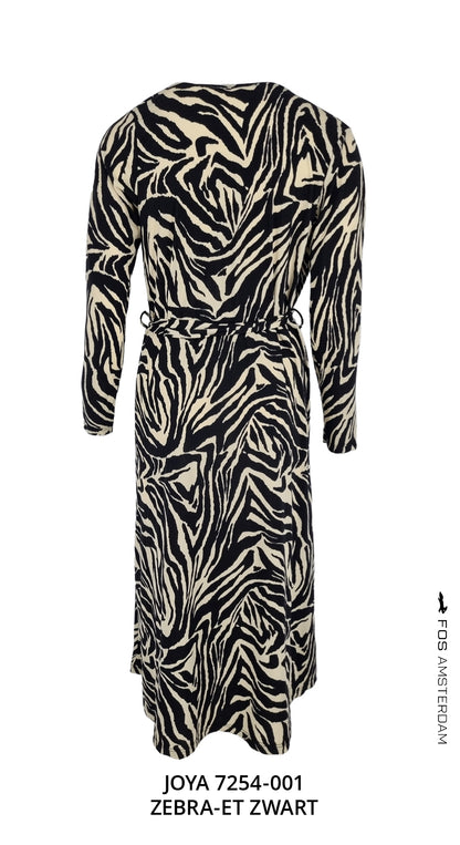 Jurk - Joya Zebra-ET | Zwart