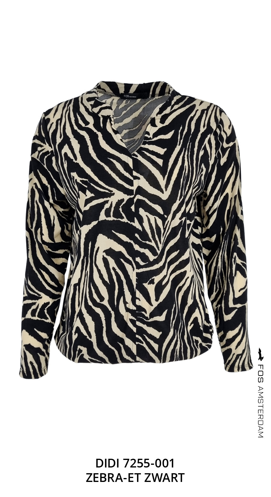 Top - Didi Zebra-ET | Zwart