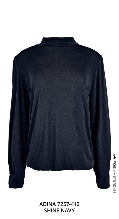 Top - Adina Shine | Navy