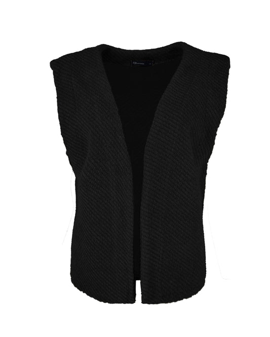 Gilet - Margriet Duffel | Zwart
