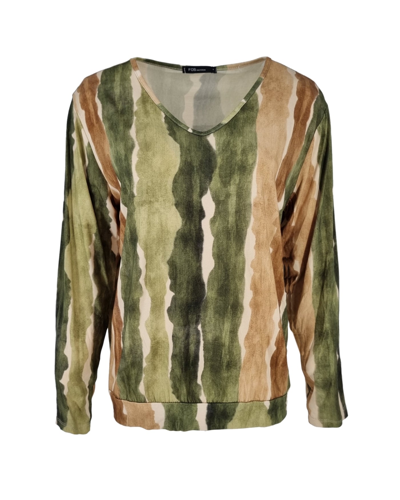 Top - Bella Watercolor Line-FB | Army