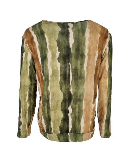 Top - Bella Watercolor Line-FB | Army