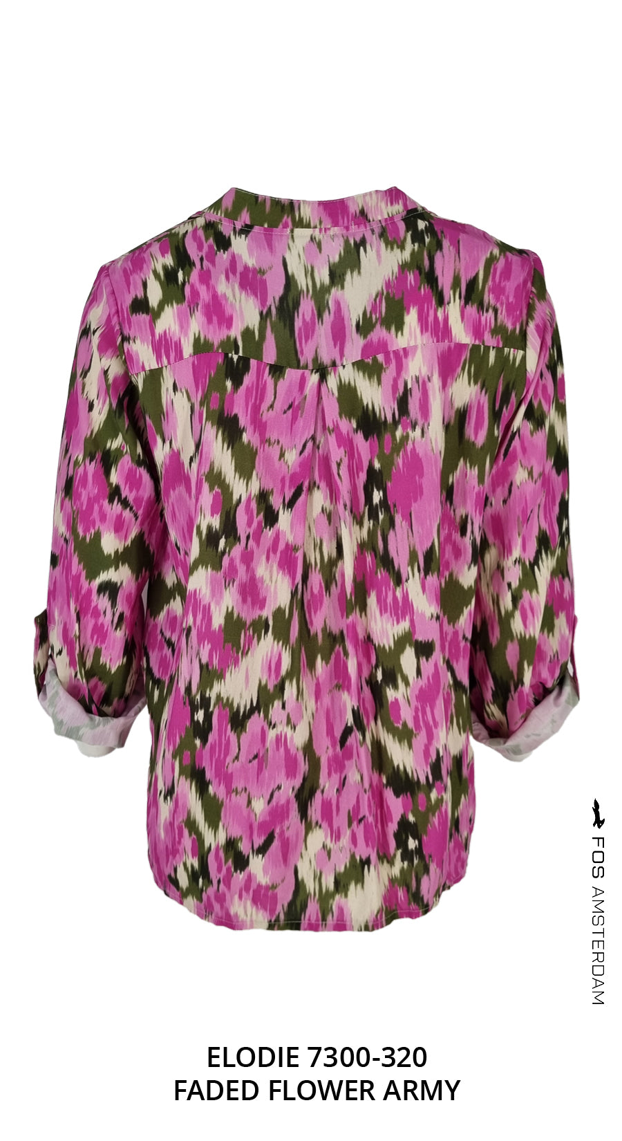 Top - Elodie Faded Flower | Army