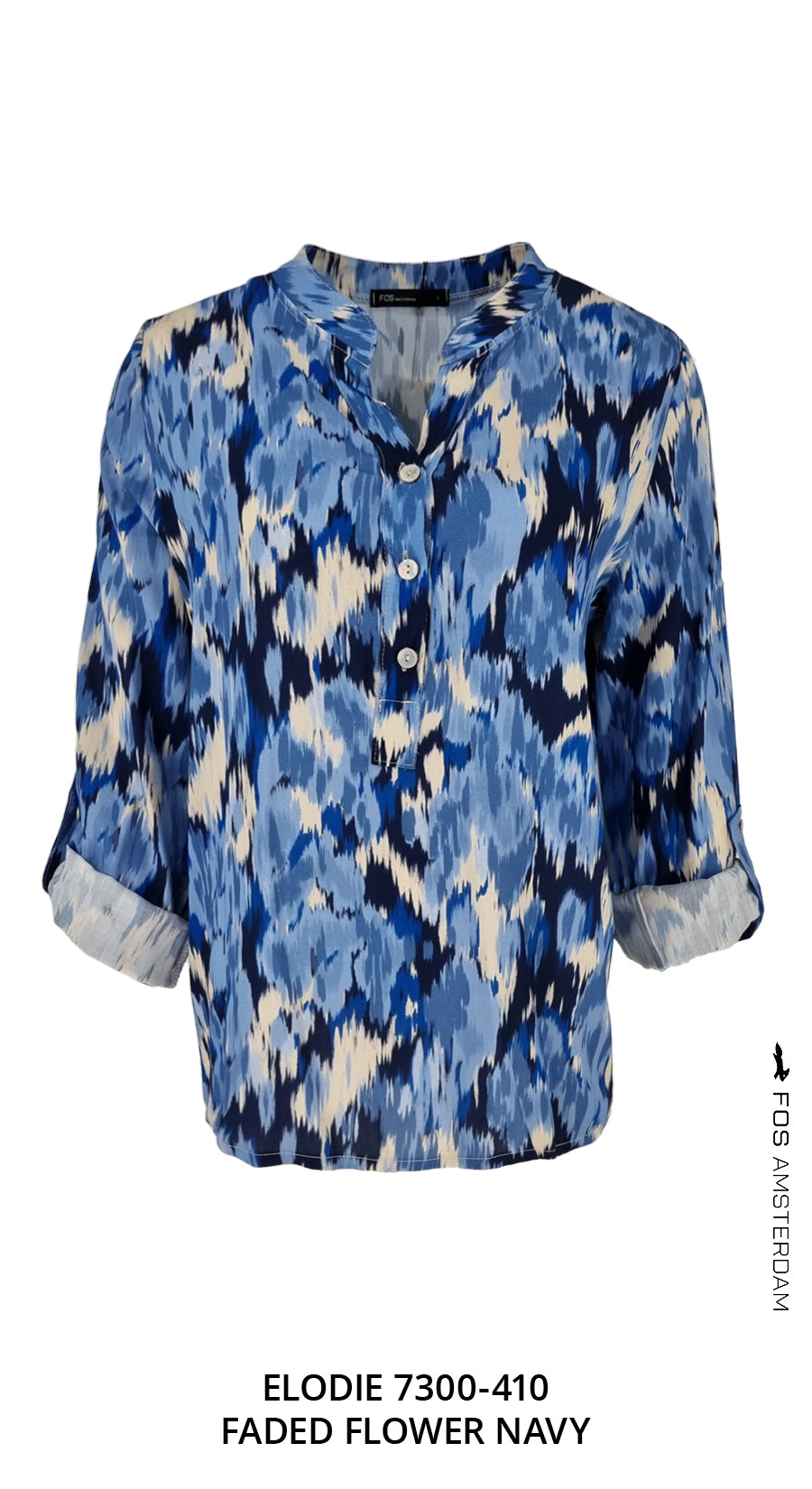 Top - Elodie Faded Flower | Navy