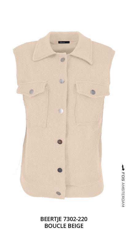 Gilet - Beertje Boucle | Beige