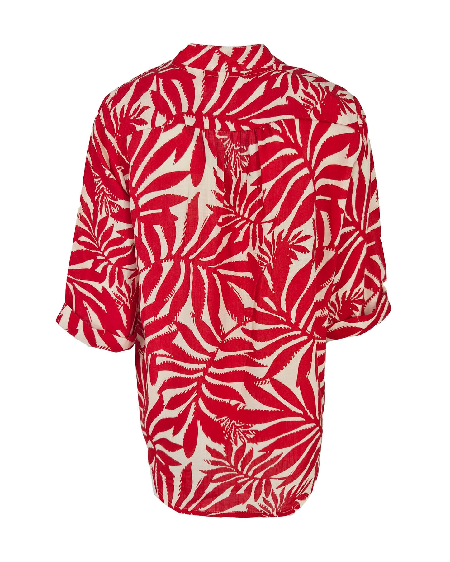 Top - Kyra Mono Blad | Rood