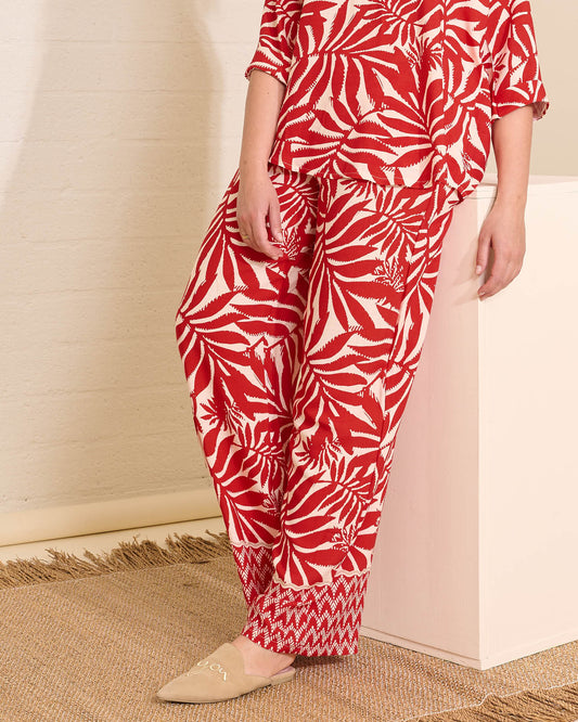 Broek - Rikki Mono Blad | Rood