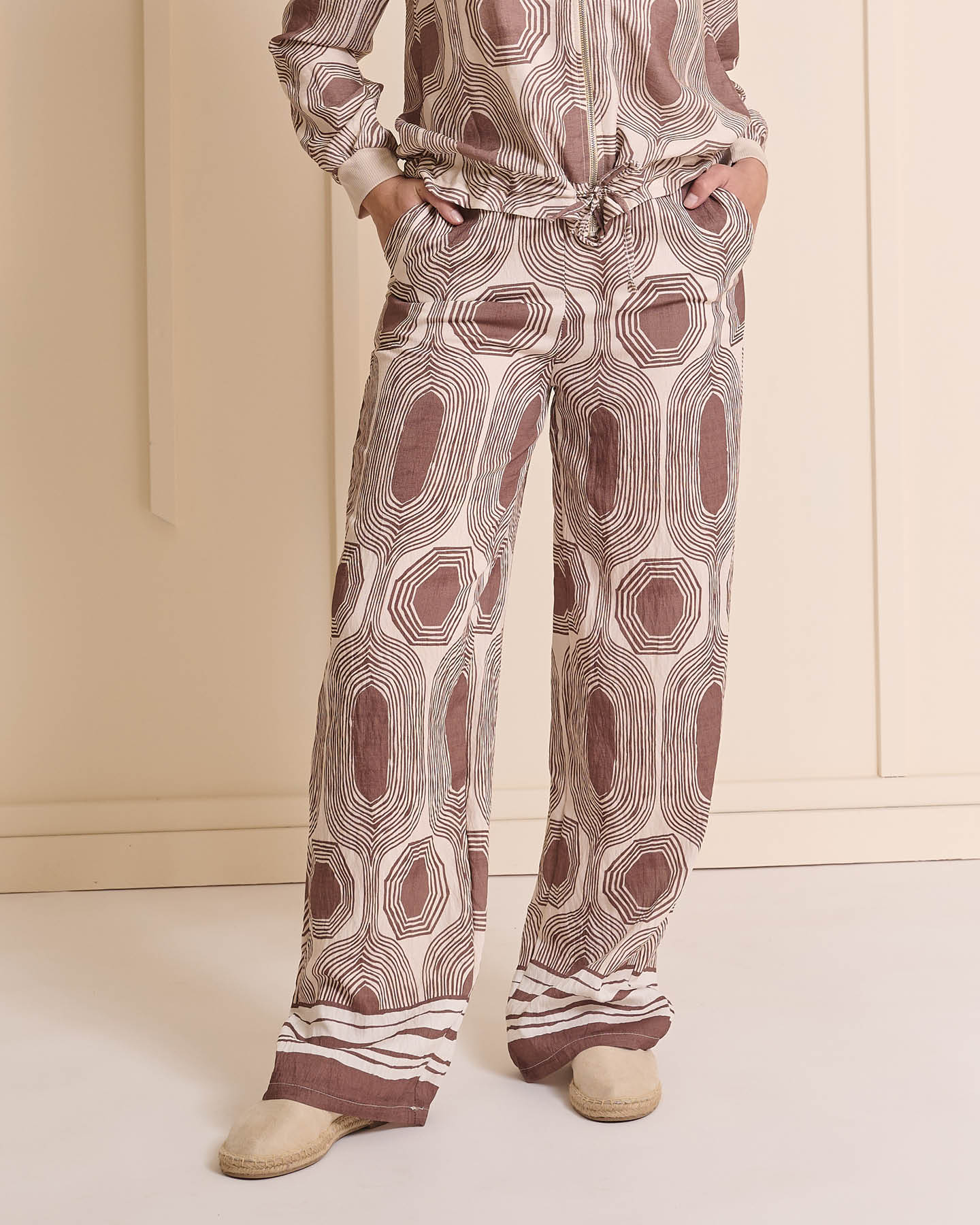 Broek - Rikki Labyrint  | Bruin
