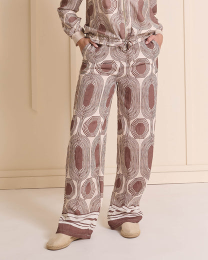 Broek - Rikki Labyrint  | Bruin