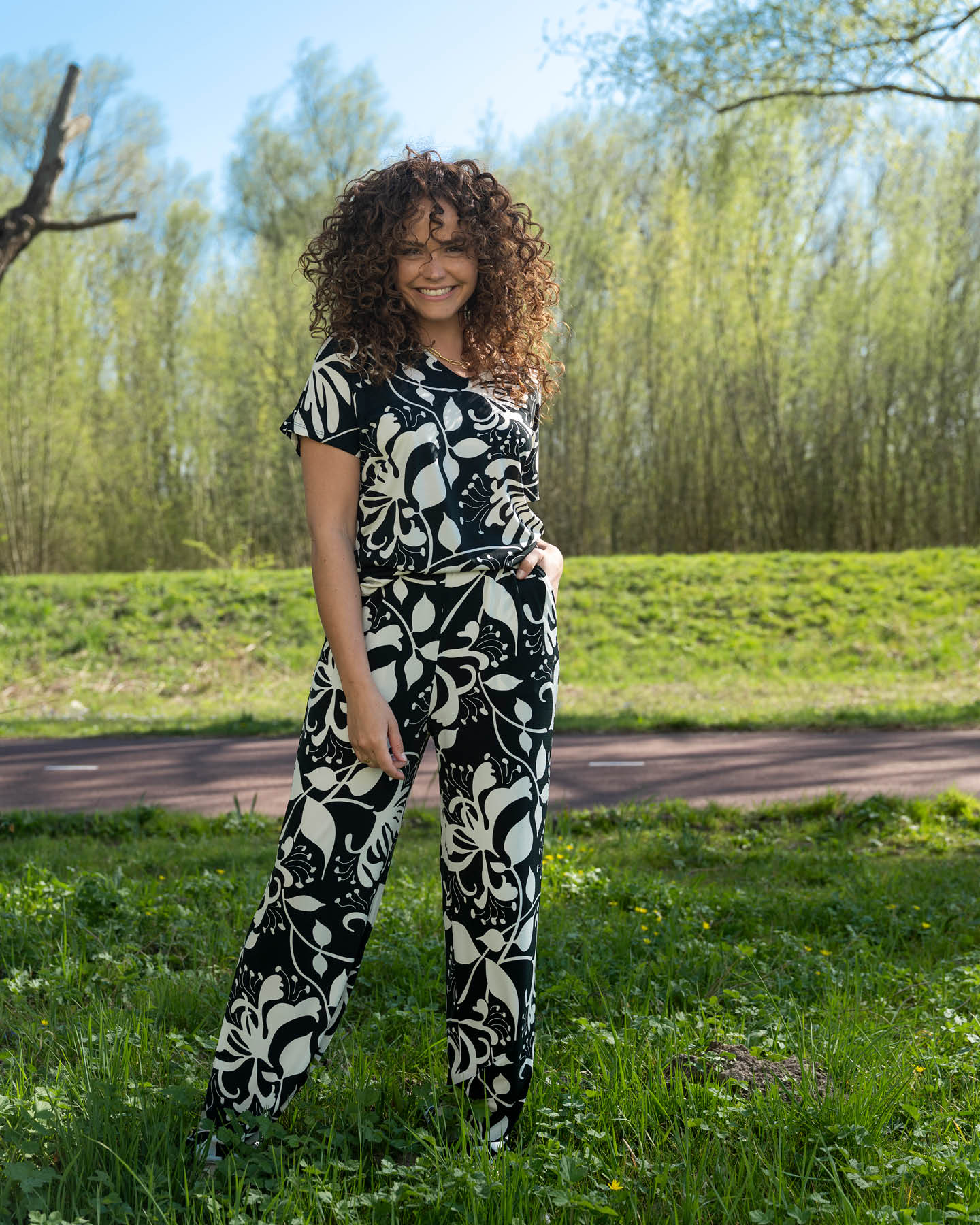 Broek - Rikki Poederbloem-ET | Zwart