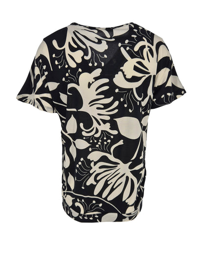 Top - Bella Poederbloem-ET | Zwart