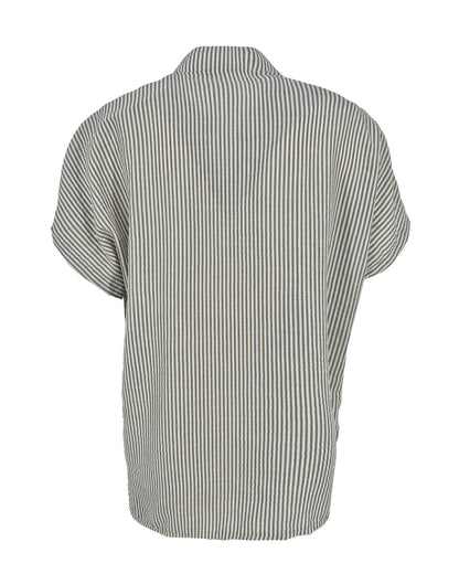 Blouse - Katie Classic streep | Army