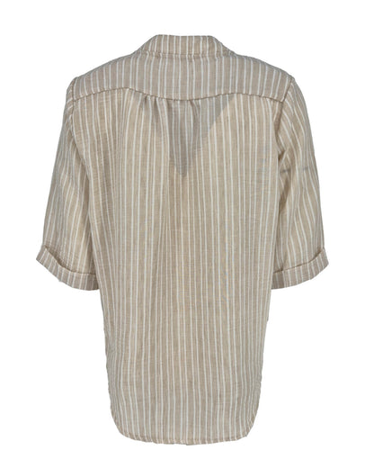 Top - Kyra Double Line | Beige