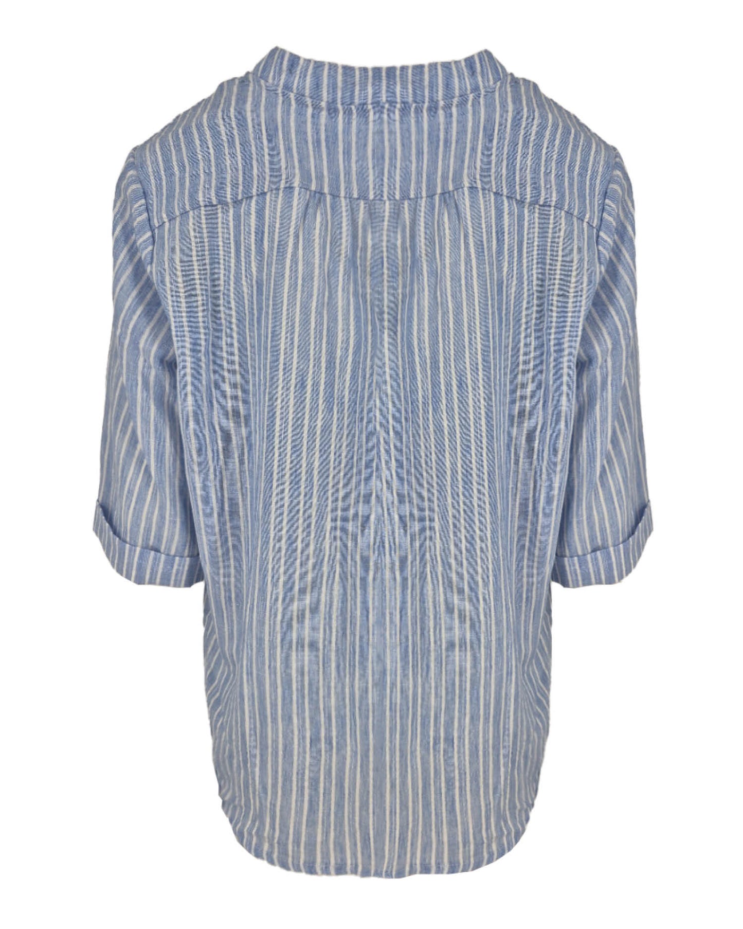 Top - Kyra Double Line | Licht-Blauw