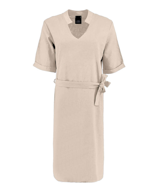 Jurk - Norah Linnen Uni | Beige