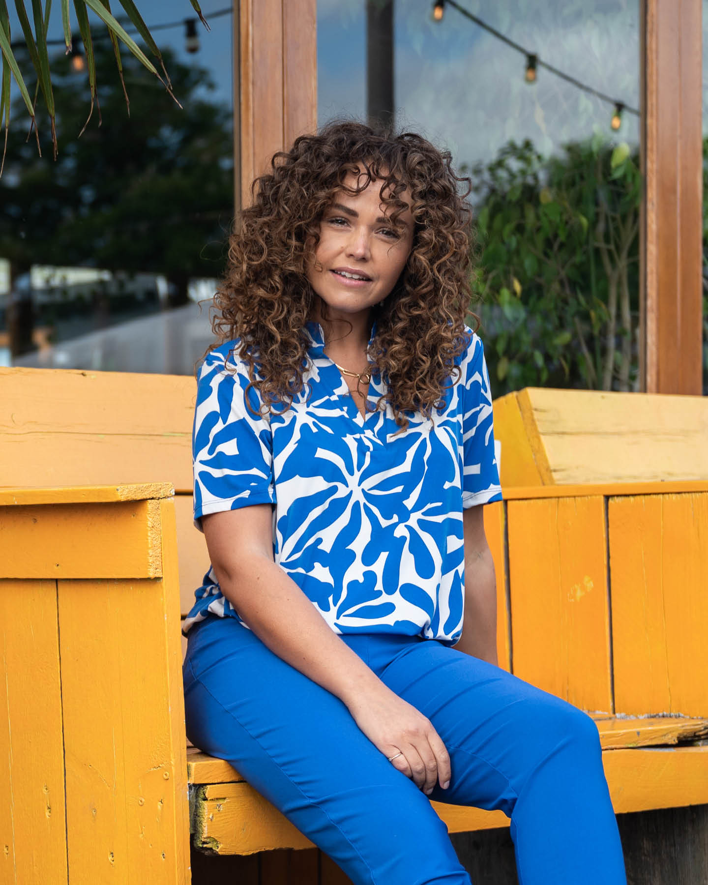 Tops - Kiki Monoflower-ET | Kobalt