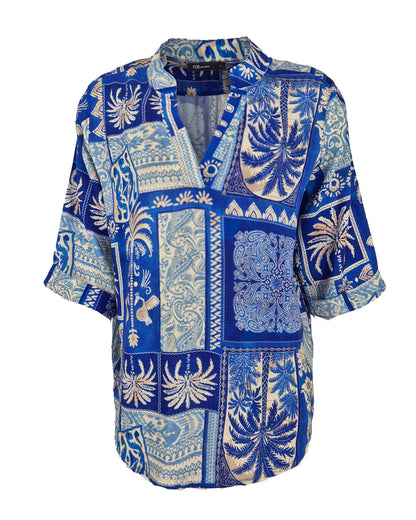 Top - Kyra Palm Patch | Kobalt
