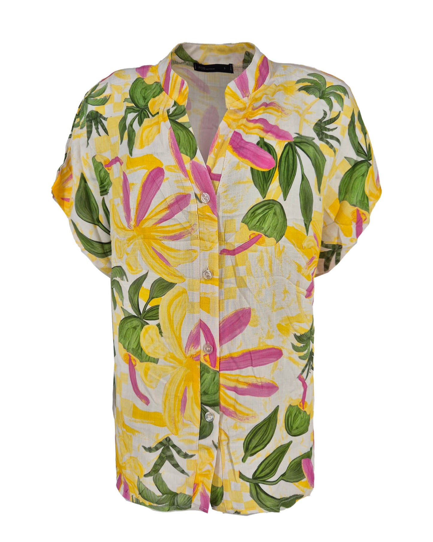 Blouse - Katie Palm Tros | Geel