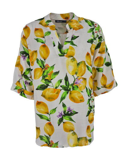 top kyra lemons beige