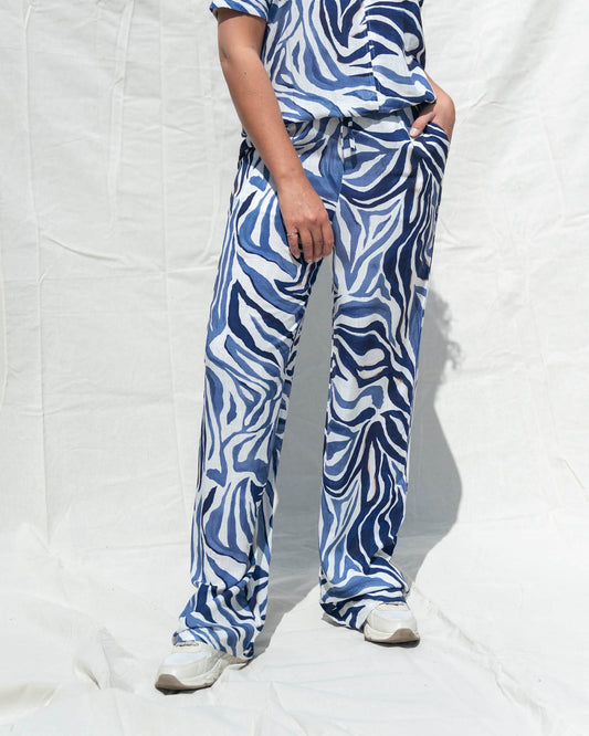 Broek - Rikki Zebra | Navy