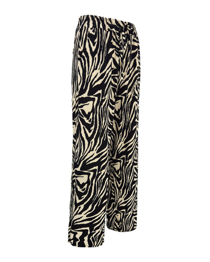 Broek - Rikki Strepen-ET | Zwart