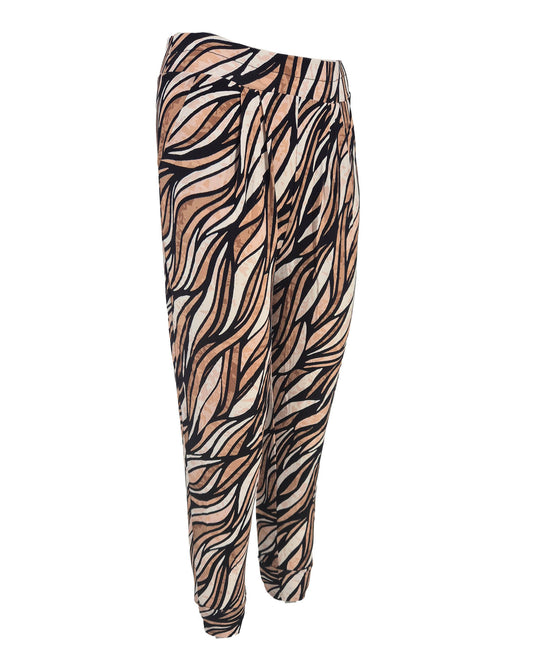 Broek - Lira Marmer Streep | Zwart