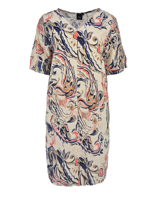 Jurk - Linde PaisleyBloem | Navy