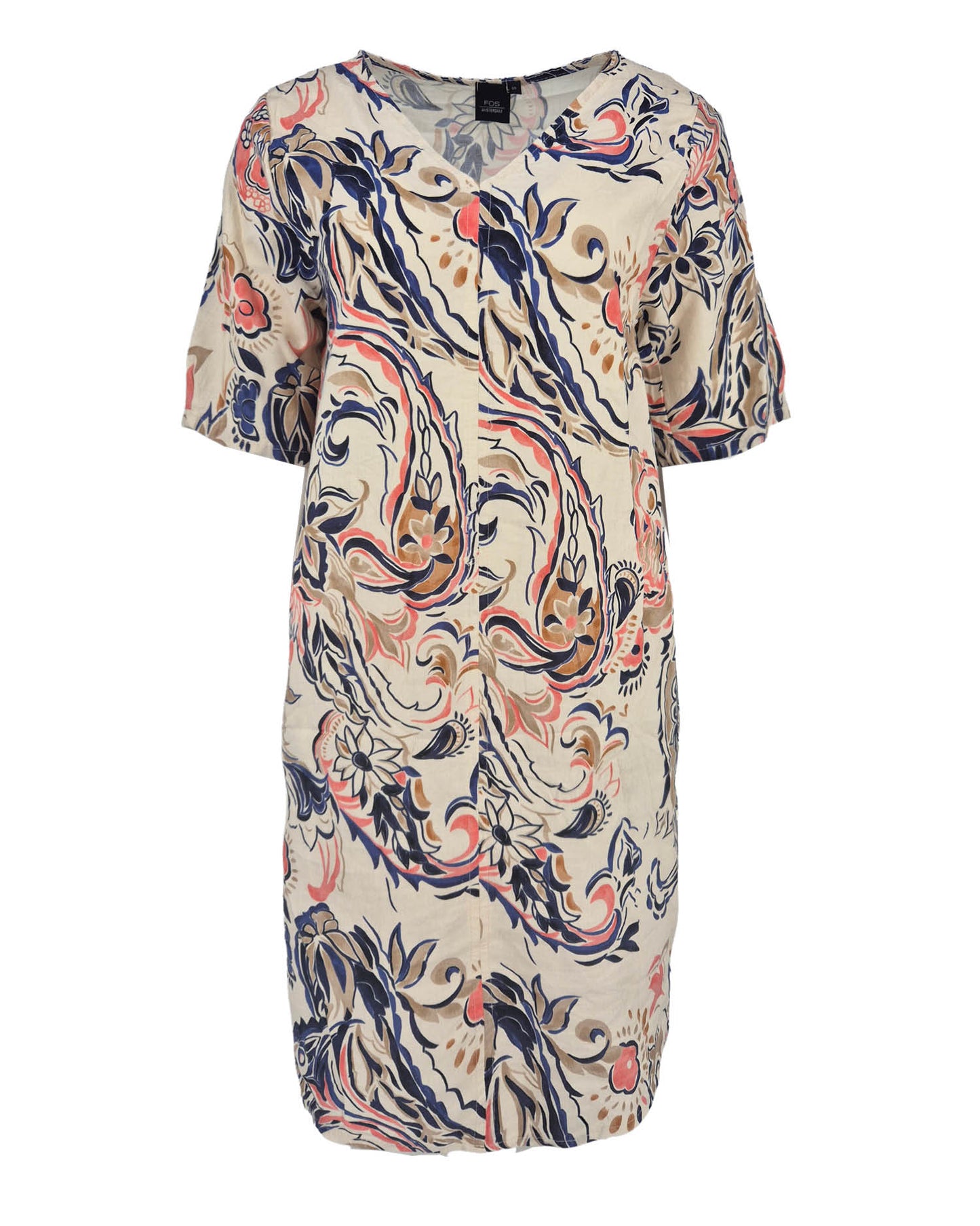 Jurk - Linde PaisleyBloem | Navy