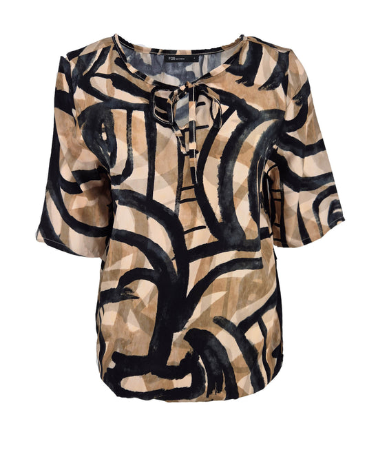Blouson - Lexi Aquarel Spel | Zwart