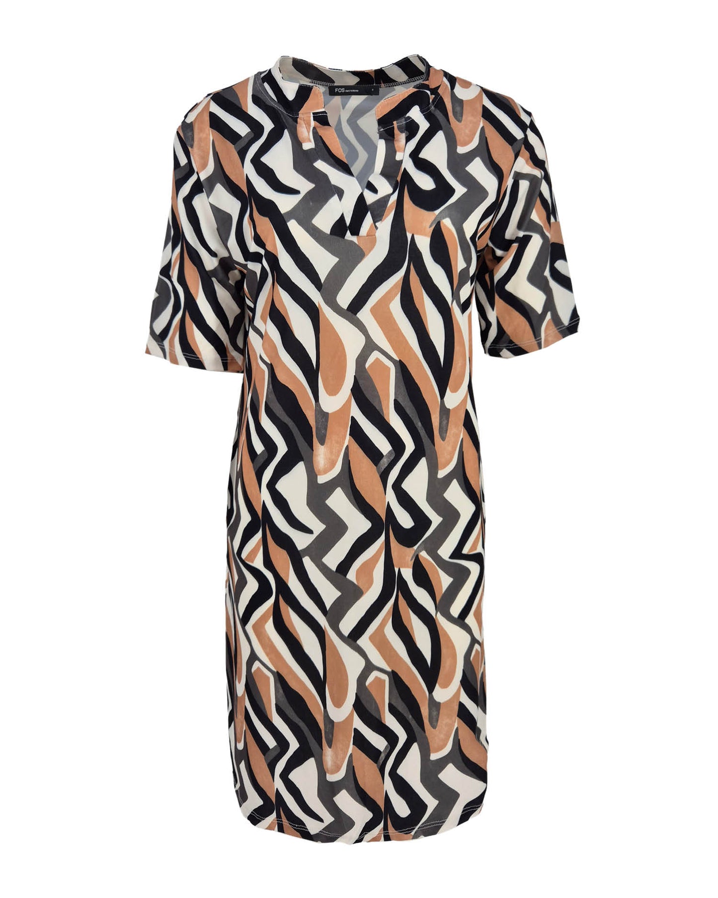 Jurk - Andrien WaveStreep | Zwart