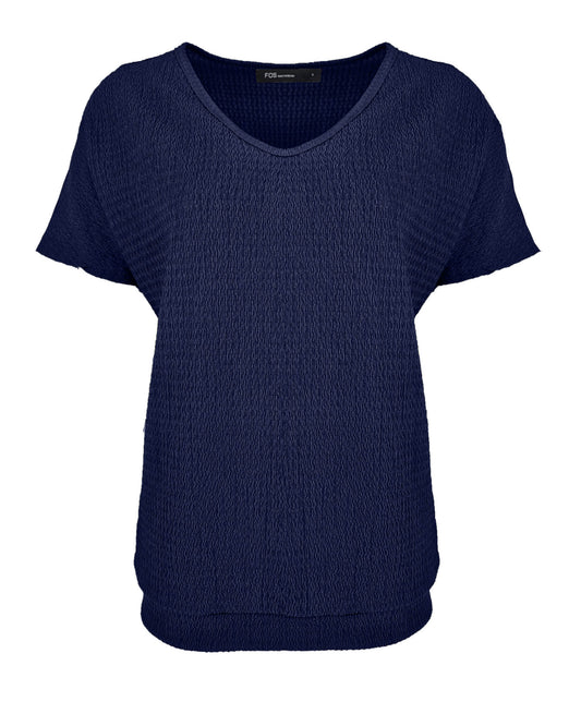 Top - Bella Uni Golf | Navy Tops & Blouses