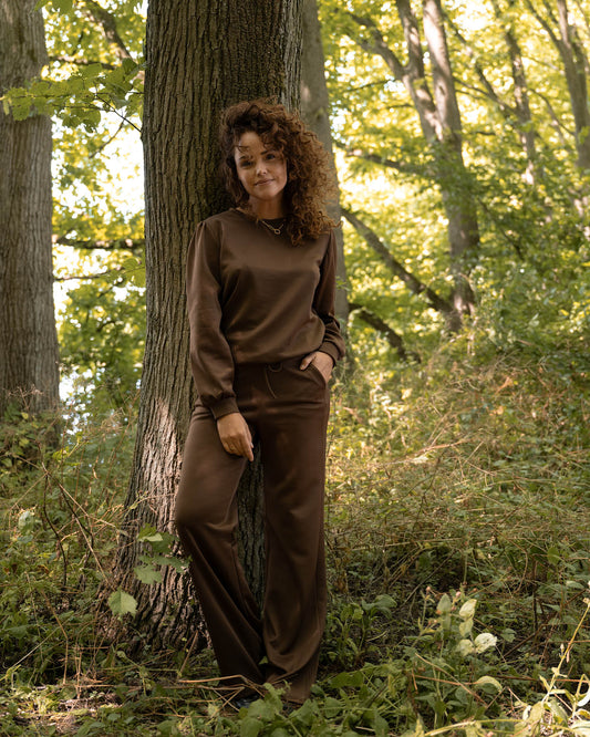 Wijde broek Ria bruin