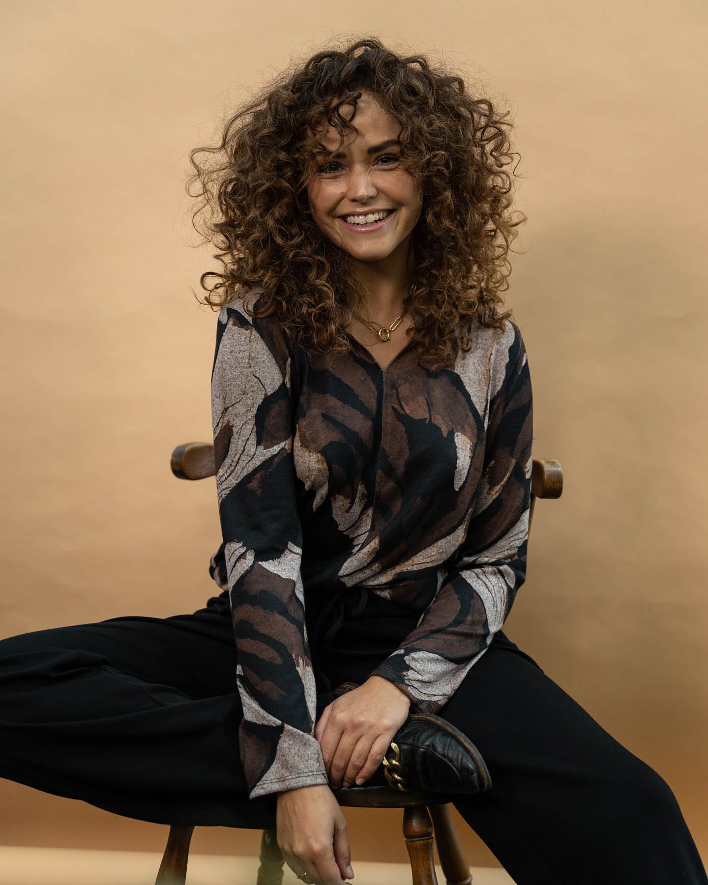 Top - Didi Wings-FB | Zwart Tops & Blouses