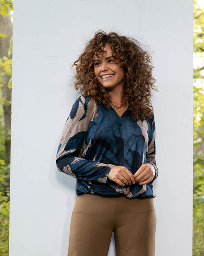 Top - Didi Wings-FB | Navy Tops & Blouses