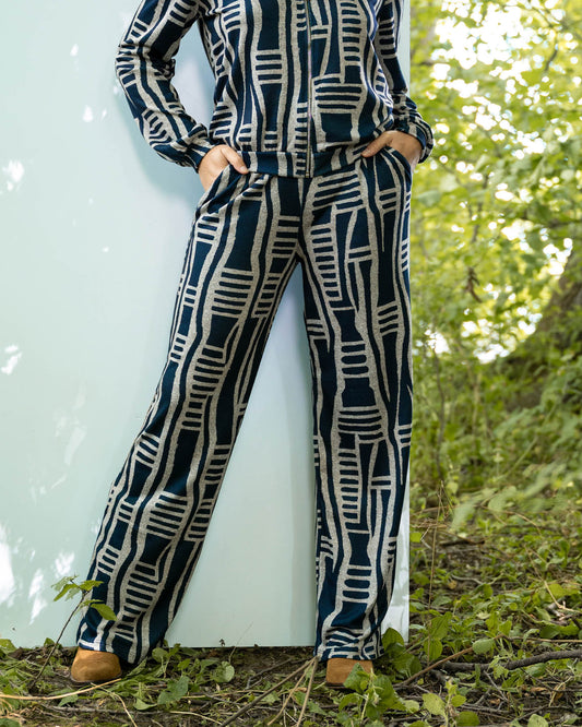 Broek - Rikki Spoor-FB | Navy Broeken