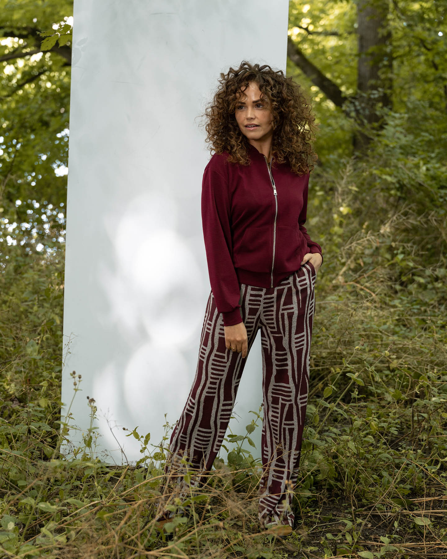 Broek - Rikki Spoor-FB | Bordeaux Broeken