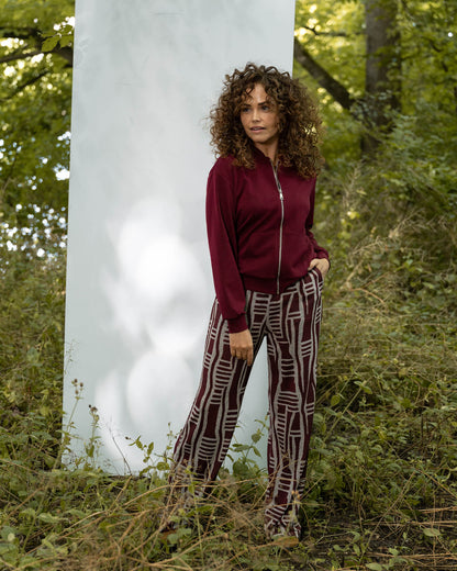 Broek - Rikki Spoor-FB | Bordeaux Broeken