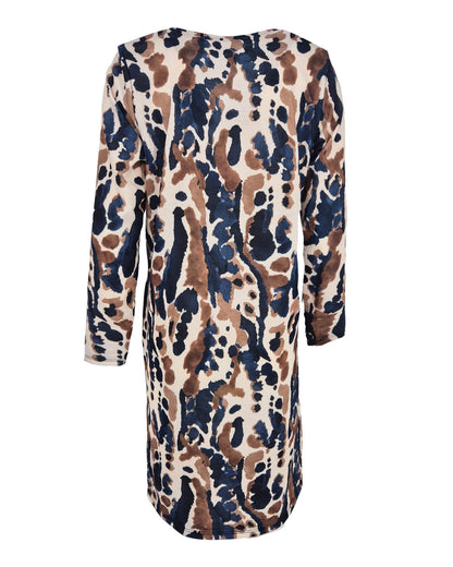 Jurk - Lindi Arty Snake | Navy