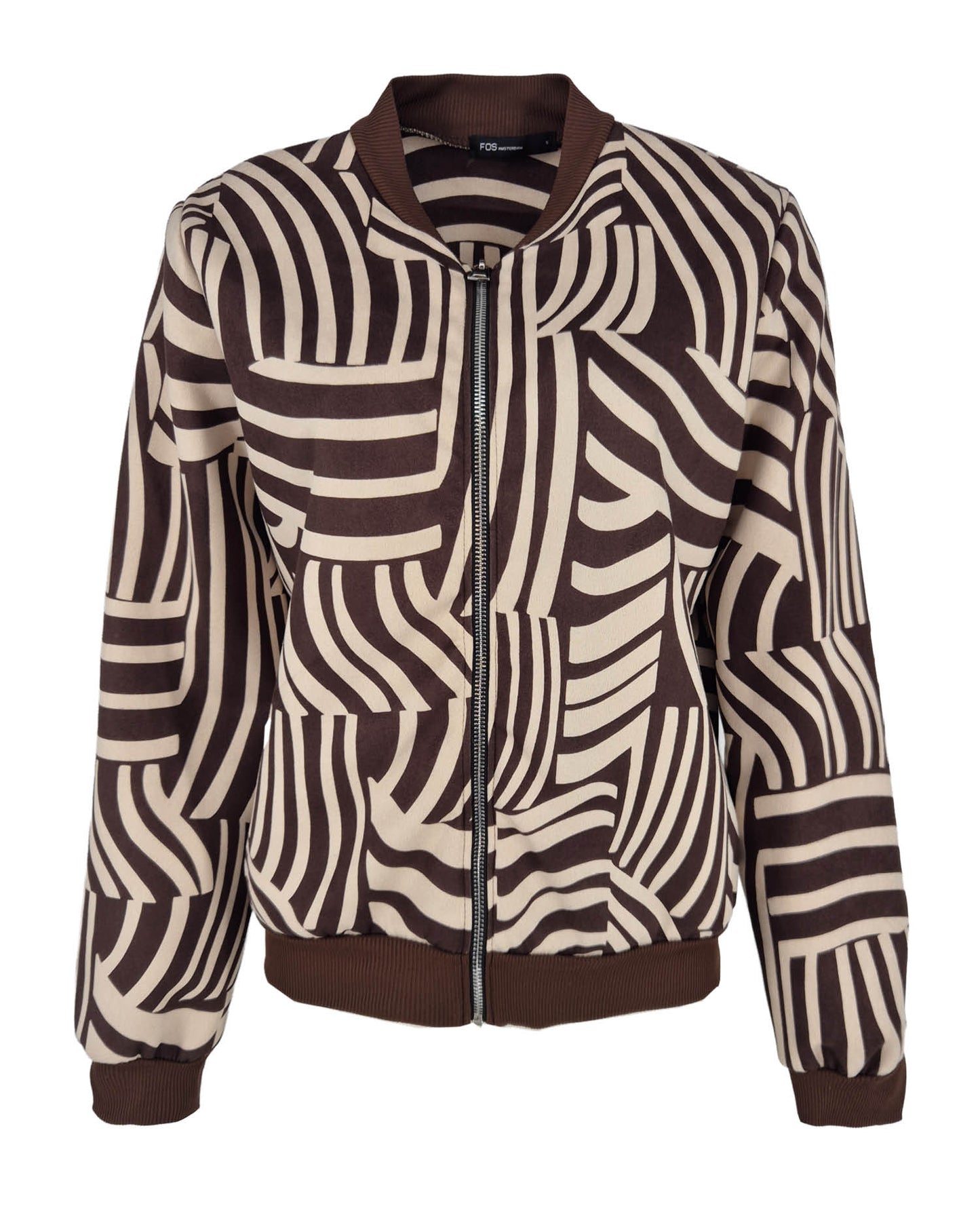 Bomberjack - Bambi Patchwork Lines | Bruin