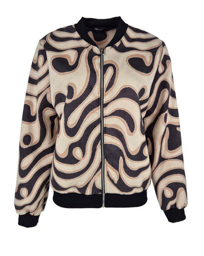 Bomberjack - Bambi Dot lines | Zwart