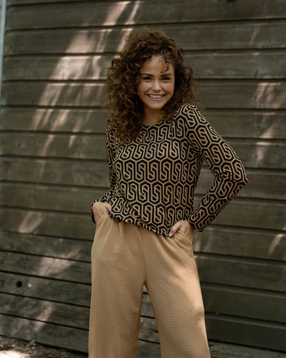 Top - Sisi Bijenkorf-ET | Camel Tops & Blouses