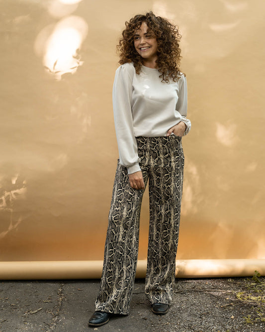 Broek - Bentha Slang | Grijs Broeken