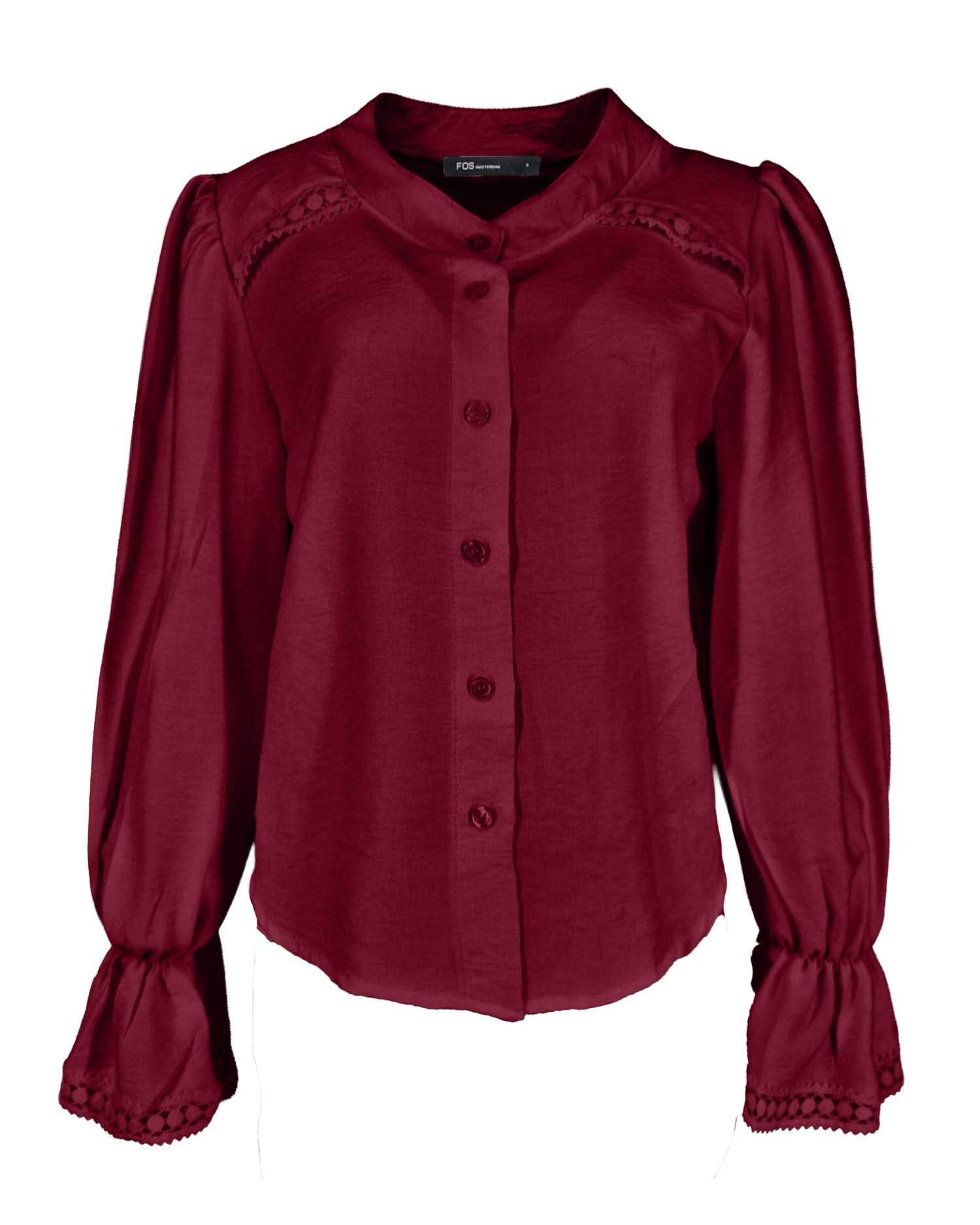 Blouse - Nina Uni | Bordeaux Tops & Blouses